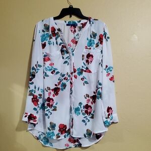 Womens Apt 9 large long sleeve blouse